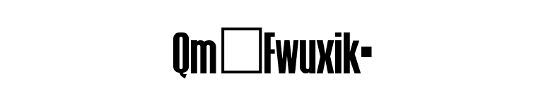 NewCompact font preview