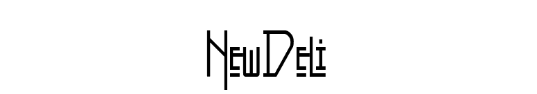 NewDeli font preview