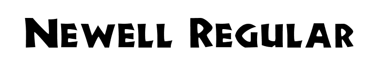 Newell Regular font preview