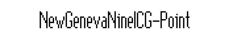 NewGenevaNineICG-Point font preview