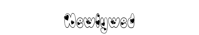 Newlywed font preview