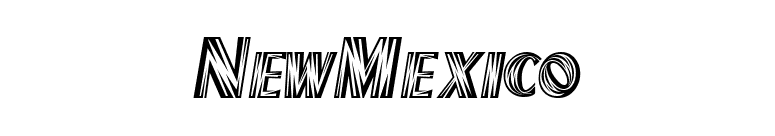 NewMexico font preview