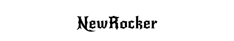 NewRocker font preview