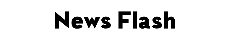 News Flash font preview