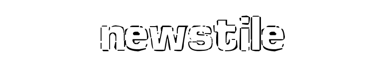 newstile font preview