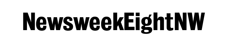 NewsweekEightNW font preview