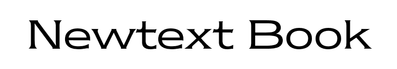 Newtext Book font preview
