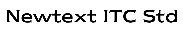 Newtext ITC Std font preview