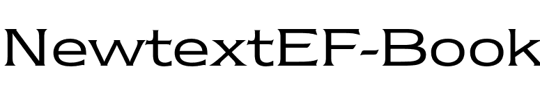 NewtextEF-Book font preview