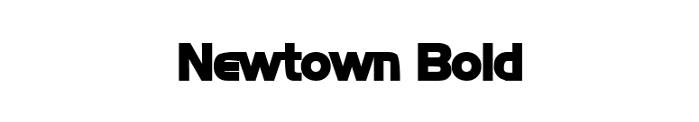 Newtown Bold font preview