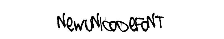 NewUnicodeFont font preview