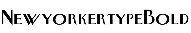 NewyorkertypeBold font preview