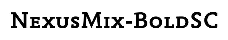 NexusMix-BoldSC font preview