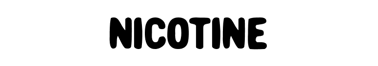 Nicotine font preview