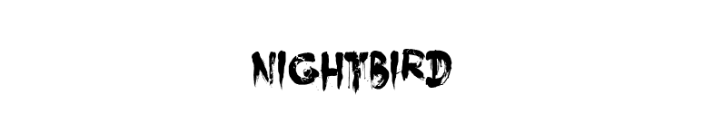 Nightbird font preview