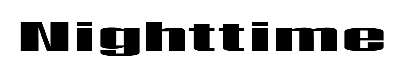 Nighttime font preview