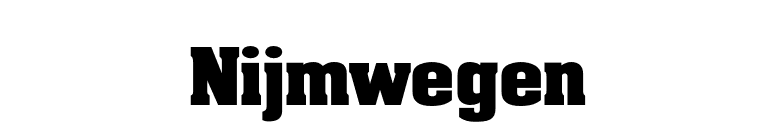 Nijmwegen font preview