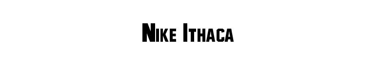 Nike Ithaca font preview