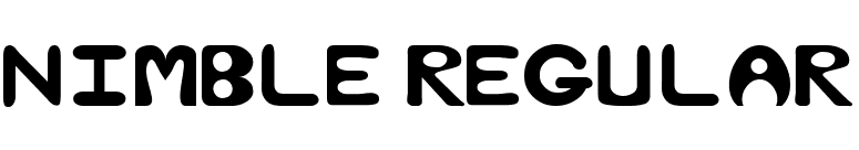 Nimble Regular font preview