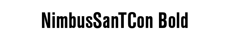 NimbusSanTCon Bold font preview