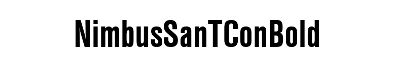 NimbusSanTConBold font preview