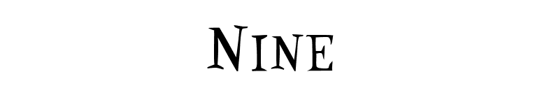 Nine font preview