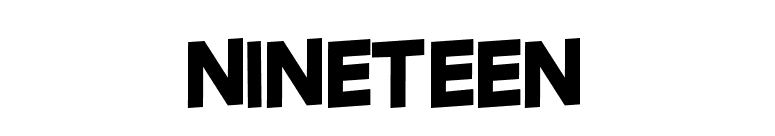Nineteen font preview
