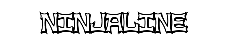 NinjaLine font preview