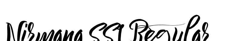 Nirmana SS1 Regular font preview