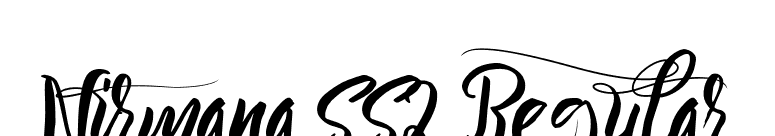 Nirmana SS2 Regular font preview