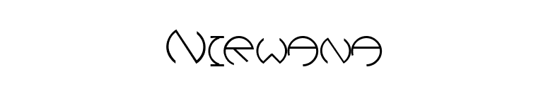 Nirwana font preview