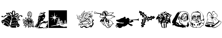 Noel Dingbats font preview