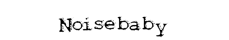 Noisebaby font preview