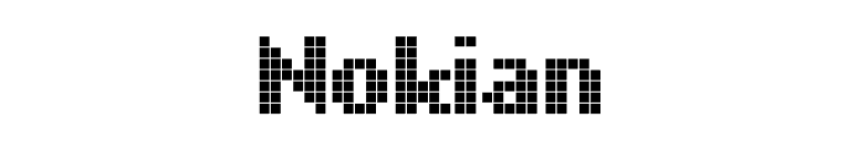 Nokian font preview