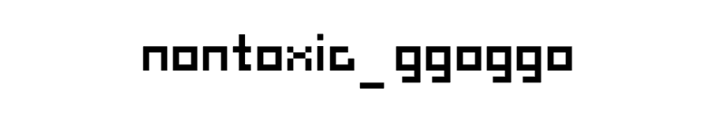 nontoxic_ggoggo font preview