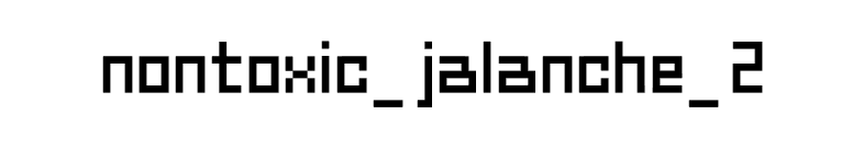 nontoxic_jalanche_2 font preview