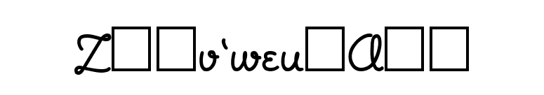 NoodleScript font preview