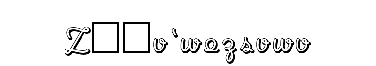 NoodleShaded font preview