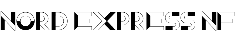Nord Express NF font preview