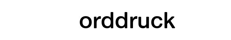 Norddruck font preview