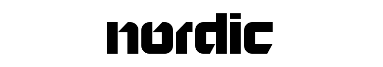 Nordic font preview