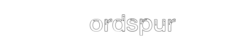 Nordspur font preview