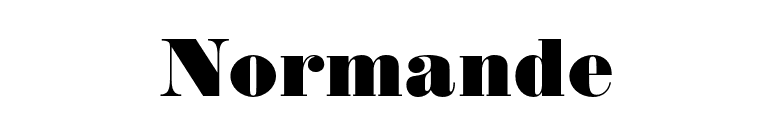 Normande font preview