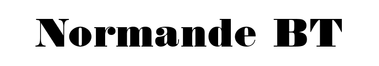 Normande BT font preview