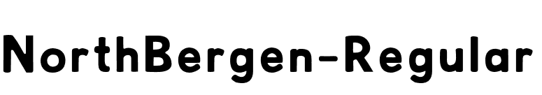 NorthBergen-Regular font preview