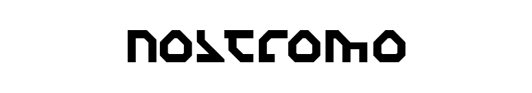 Nostromo font preview