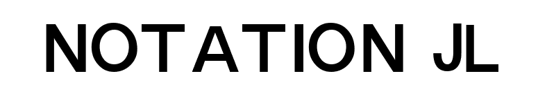 Notation JL font preview