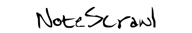 NoteScrawl font preview