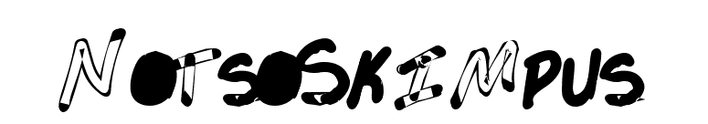 NotsoSkimpus font preview