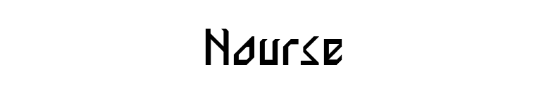 Nourse font preview